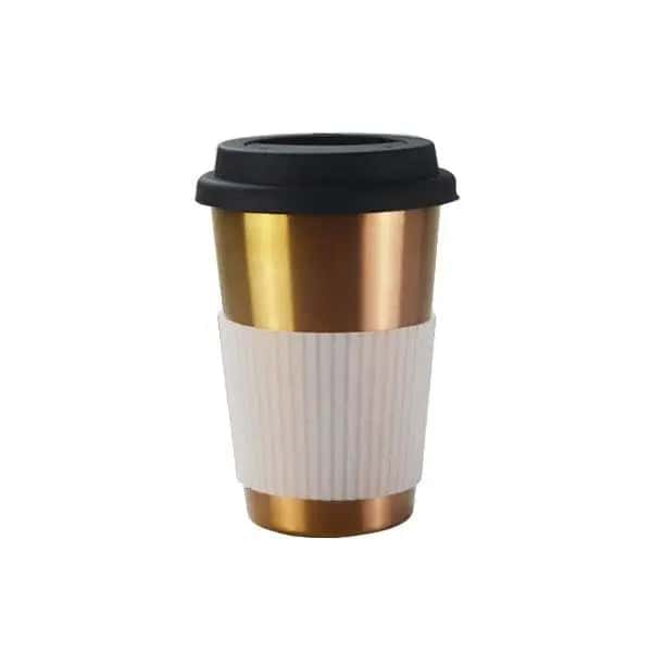 Tazza Natalizia Con Coperchio 500Ml