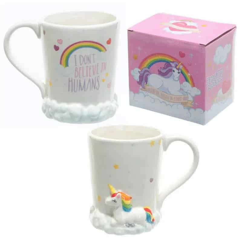 Tazza Natalizia In Rilievo <Br> Unicorno