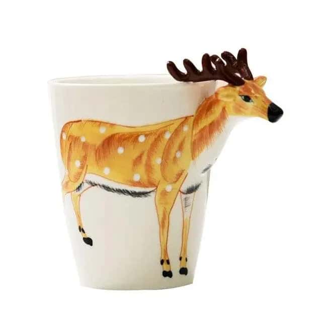 Tazza Originale <Br> Testa Di Cervo