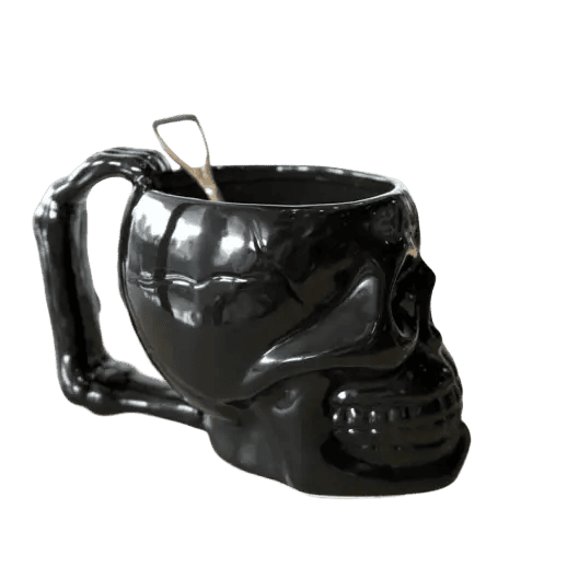 Tazza Originale <Br> Teschio E Ossa Incrociate