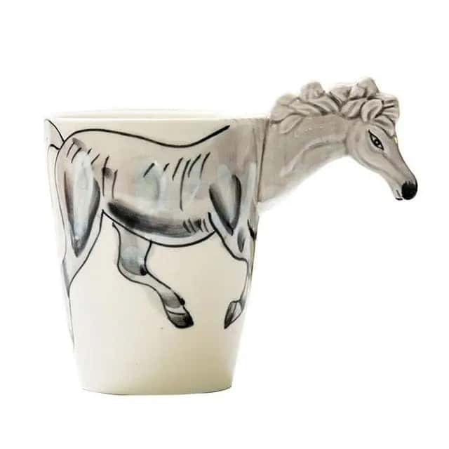 Tazza Originale <Br>Cavallo Bianco