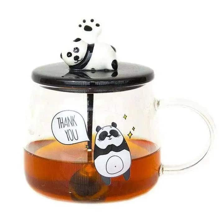 Tazza Panda <Br>Trasparente