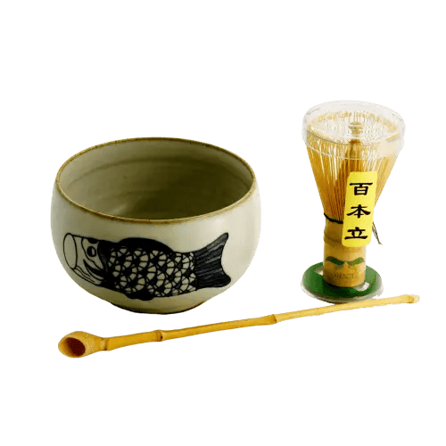 Tazza Giapponese <Br> Kit Pesce Matcha