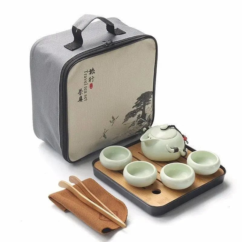 Tazza Giapponese <Br>Set Da Tè Da Viaggio