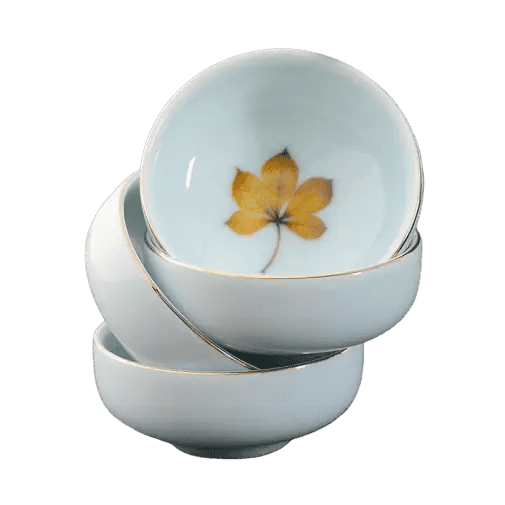 Tazza Giapponese<Br> Servizio Di Porcellana