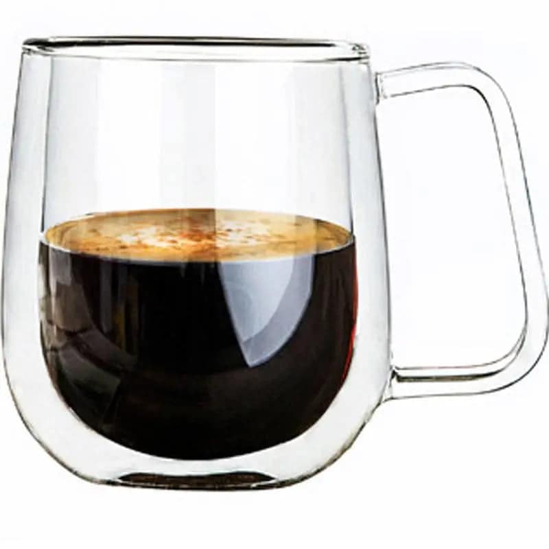 Tazza Di Vetro Natalizia 250 Ml