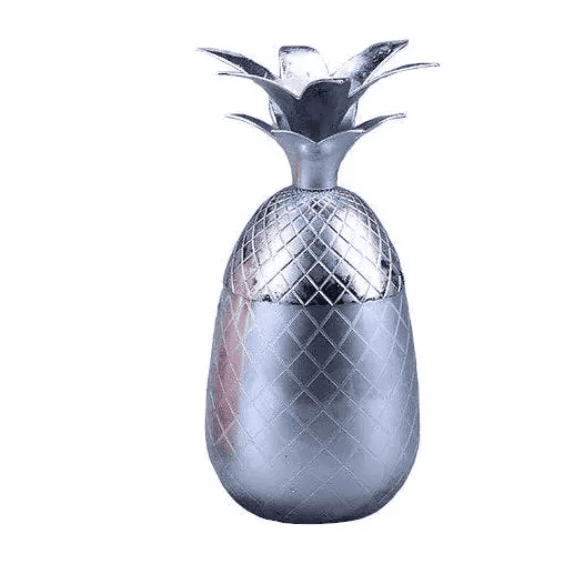 Bicchiere Da Cocktail <Br>Bicchiere Ananas Argento